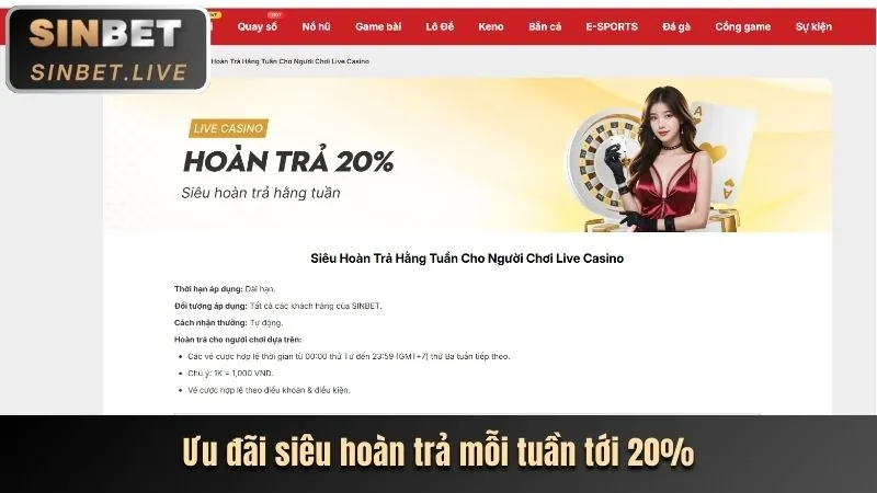 Hoàn trả cược thua 8live win
